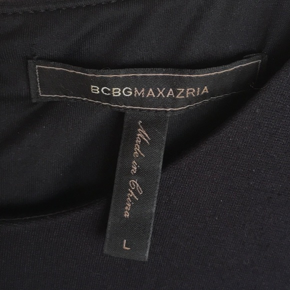 BCBGMAXAZRIA Mixed Media Top - Picture 3 of 5